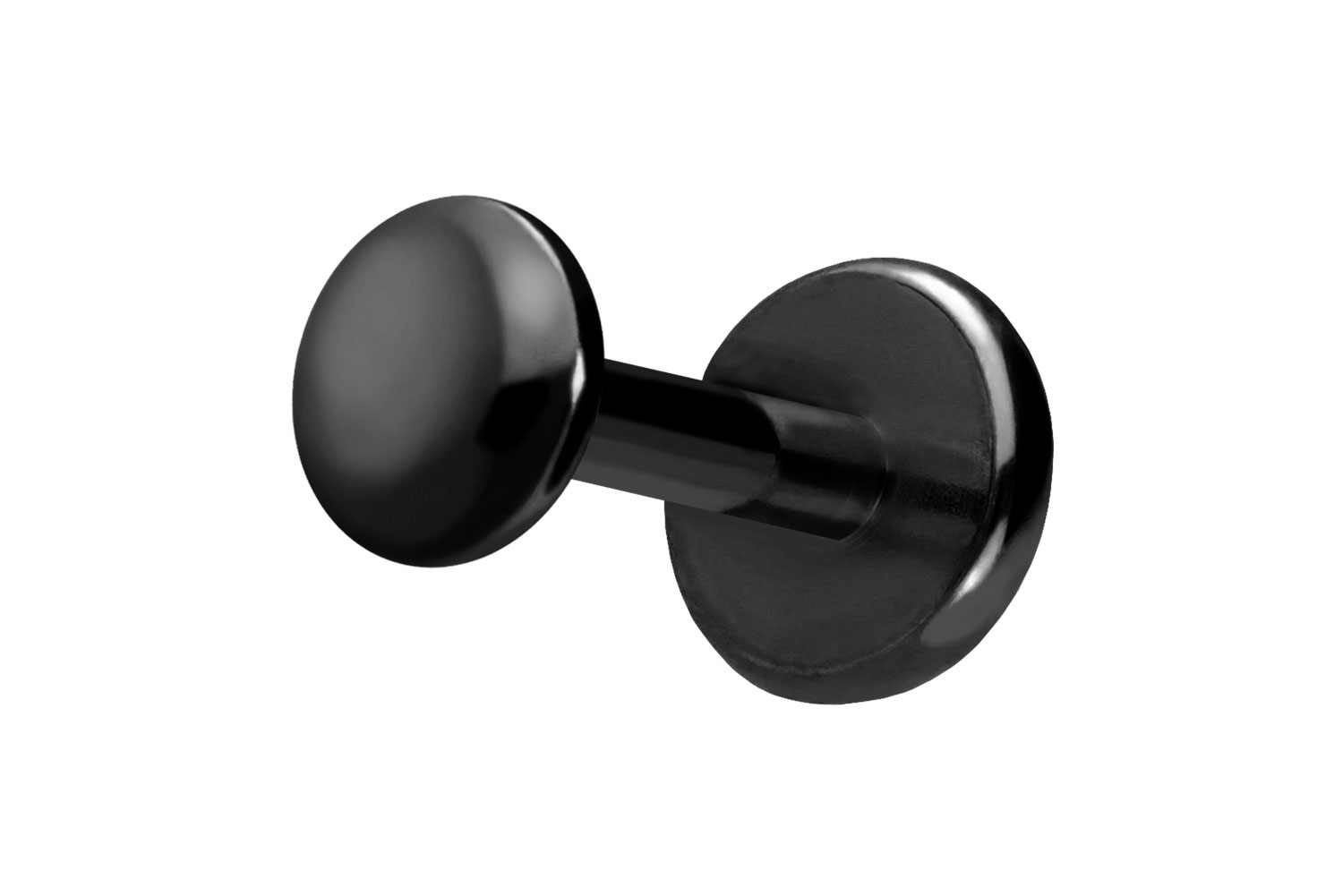 Titan Labret Piercing mit Push Fit DISC